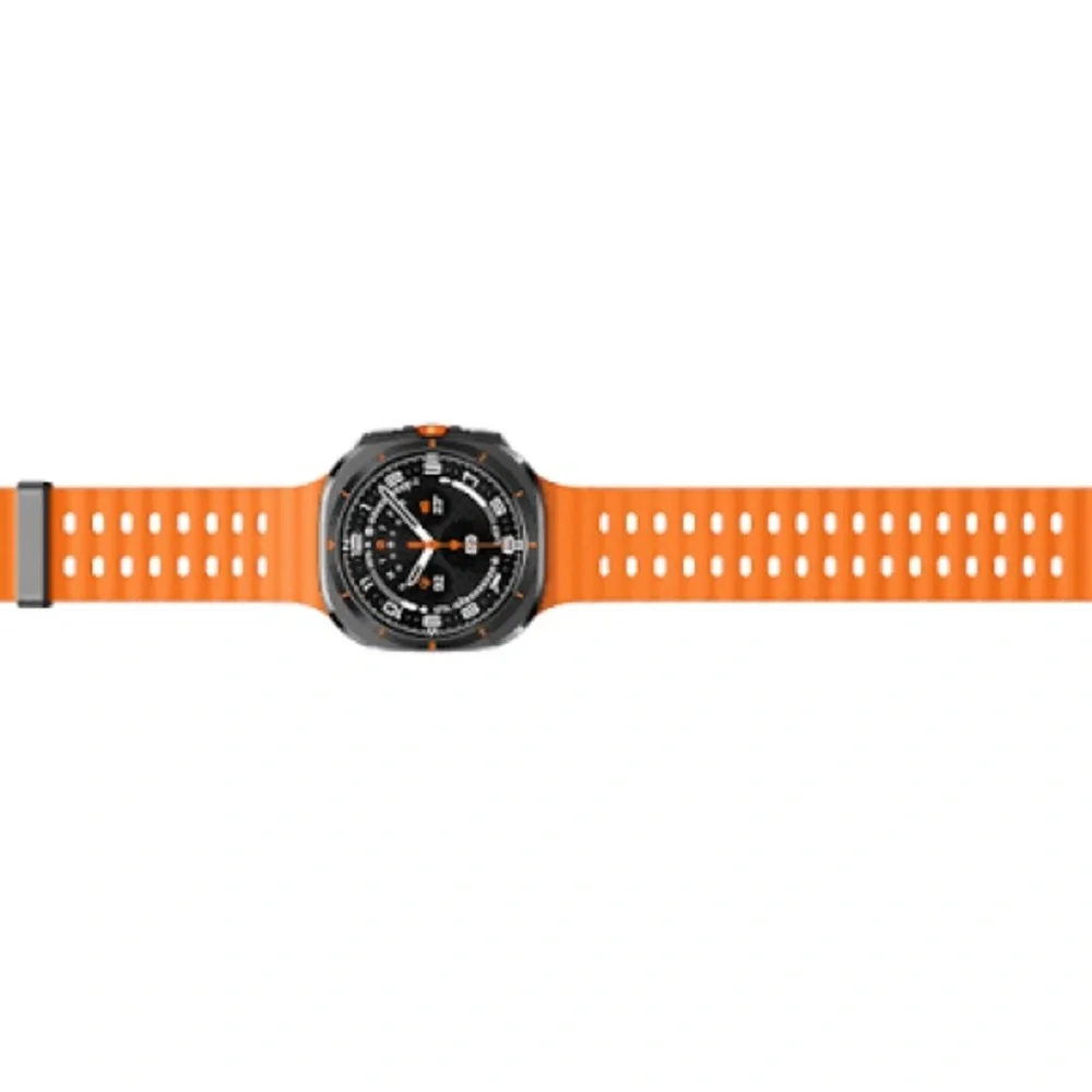 Samsung Galaxy Watch Ultra - Titanium Gray - Vibrant Orange Band